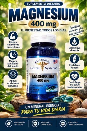 MAGNESIO 400MG AMERICANO
