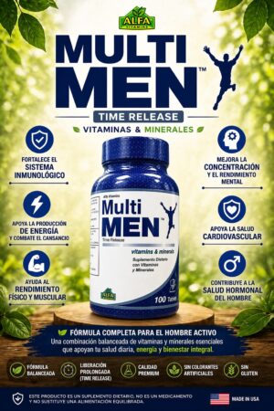 Multi men (Multivitaminico para hombres) AMERICANO