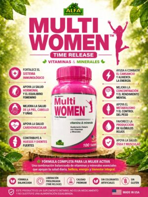 Multiwomen (Multivitaminico para mujeres) AMERICANO