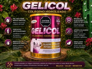 Gelicol 1000g colágeno de laboratorio Biopronat